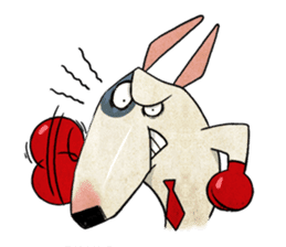 Bizarre _Bull Terrier sticker #11180176