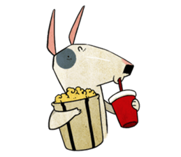 Bizarre _Bull Terrier sticker #11180182