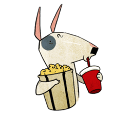 Bizarre _Bull Terrier sticker #11180182