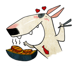 Bizarre _Bull Terrier sticker #11180183