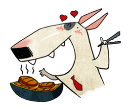 Bizarre _Bull Terrier sticker #11180183