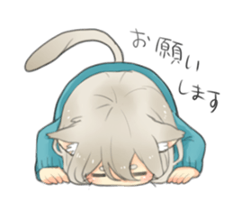 Nekomimikko's yuruhuwa Sticker sticker #11180481