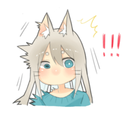 Nekomimikko's yuruhuwa Sticker sticker #11180500