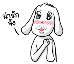 Little Rabbit man man sticker #11180875