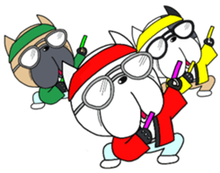 Frenchbulldog Pistachio Geek sticker #11180904