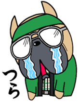 Frenchbulldog Pistachio Geek sticker #11180939