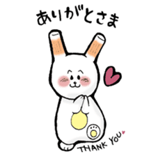 Jan-Dara-Rinko & Chikuwa rabbit sticker #11181863
