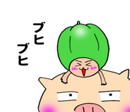 Miyazaki pig sticker #11182591