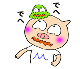 Miyazaki pig sticker #11182606