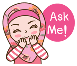 Hijab Girl Online Shop. Eng sticker #11183109