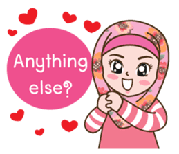 Hijab Girl Online Shop. Eng sticker #11183120