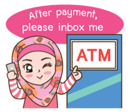 Hijab Girl Online Shop. Eng sticker #11183128