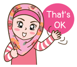 Hijab Girl Online Shop. Eng sticker #11183140