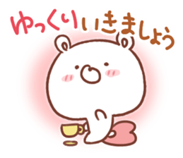 soft & cheer GOOD bear sticker #11183412