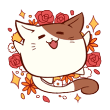 Mametsubu Cats sticker #11184185