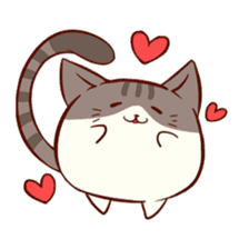 Mametsubu Cats sticker #11184186