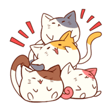 Mametsubu Cats sticker #11184214