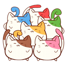Mametsubu Cats sticker #11184223