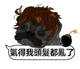 (NEW) BULLDOG and the Balloon sticker #11184422