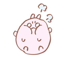 Lapse of memory rabbit sticker #11184785