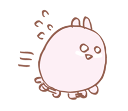 Lapse of memory rabbit sticker #11184788