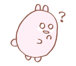 Lapse of memory rabbit sticker #11184793