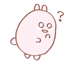 Lapse of memory rabbit sticker #11184793