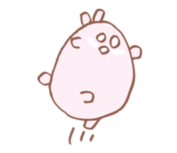 Lapse of memory rabbit sticker #11184794