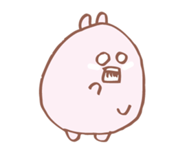 Lapse of memory rabbit sticker #11184798