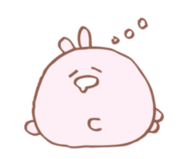 Lapse of memory rabbit sticker #11184804