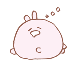 Lapse of memory rabbit sticker #11184804