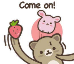 Strawberry Cat Life English sticker #11185162