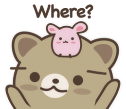 Strawberry Cat Life English sticker #11185177