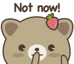 Strawberry Cat Life English sticker #11185178