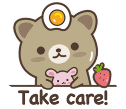 Strawberry Cat Life English sticker #11185180