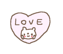 English pop sticker cute bear! sticker #11185593