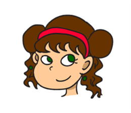 Sally The Cute Girl sticker #11185865