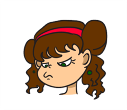 Sally The Cute Girl sticker #11185868