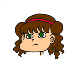 Sally The Cute Girl sticker #11185872