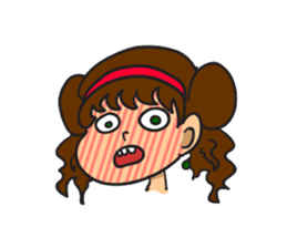 Sally The Cute Girl sticker #11185873