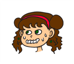 Sally The Cute Girl sticker #11185874