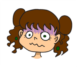 Sally The Cute Girl sticker #11185896