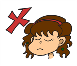 Sally The Cute Girl sticker #11185899