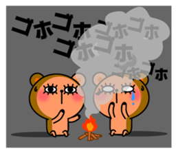 pachipachi Kuma sticker #11186042