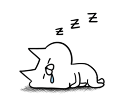 Bad cat of eyes. sticker #11186146