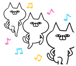 Bad cat of eyes. sticker #11186154