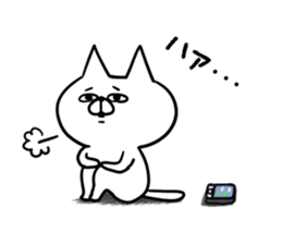 Bad cat of eyes. sticker #11186169