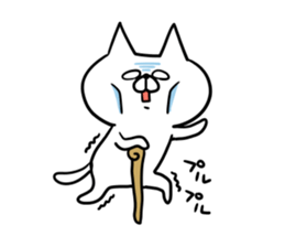 Bad cat of eyes. sticker #11186176