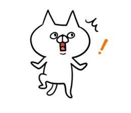 Bad cat of eyes. sticker #11186179