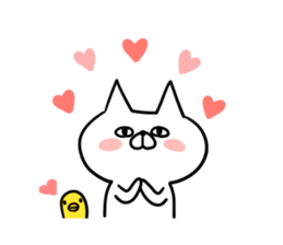 Bad cat of eyes. sticker #11186180